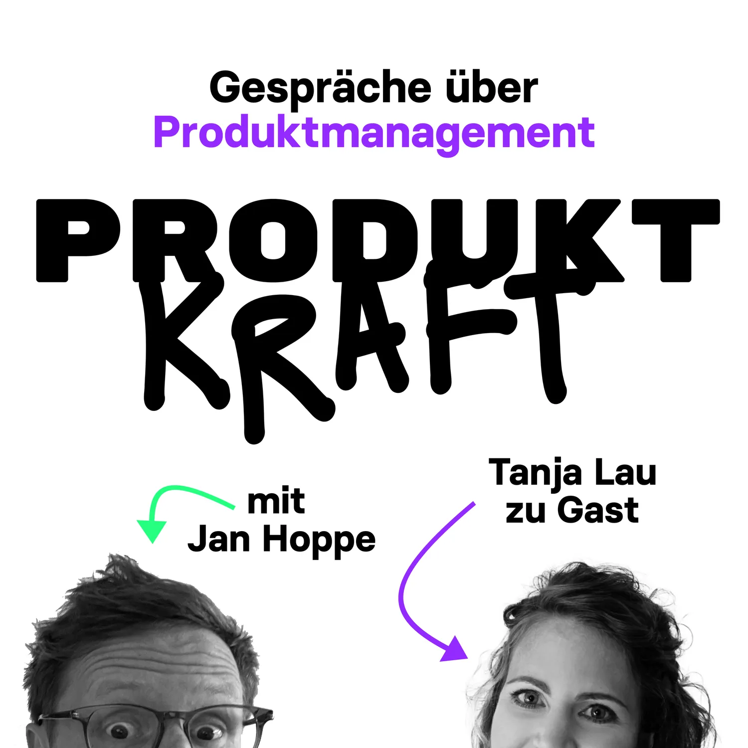 Cover der Folge 19: Produktmanagement lernen in unsicheren Zeiten: wie man heute einsteigt, aufsteigt und bleibt – Tanja Lau zu Gast (Founder @ Product Academy)